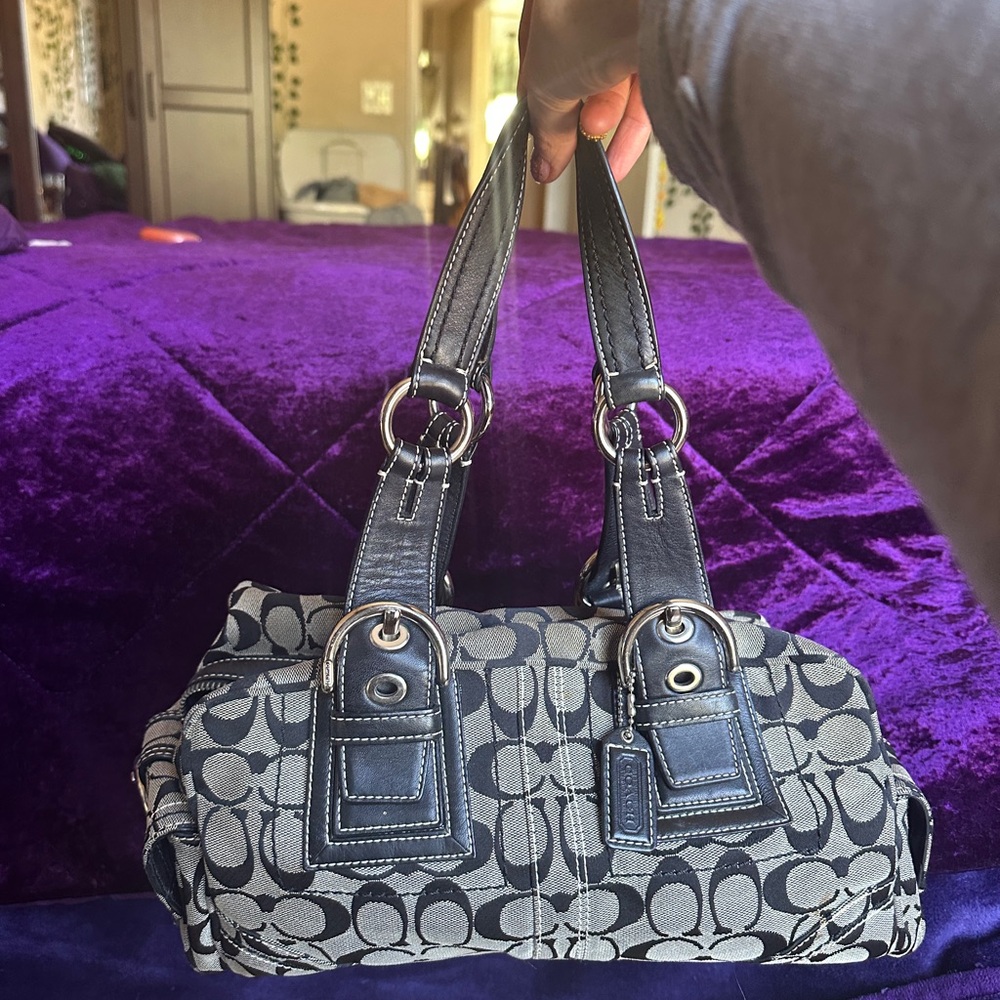 Coach Mia Signature Satchel Bag